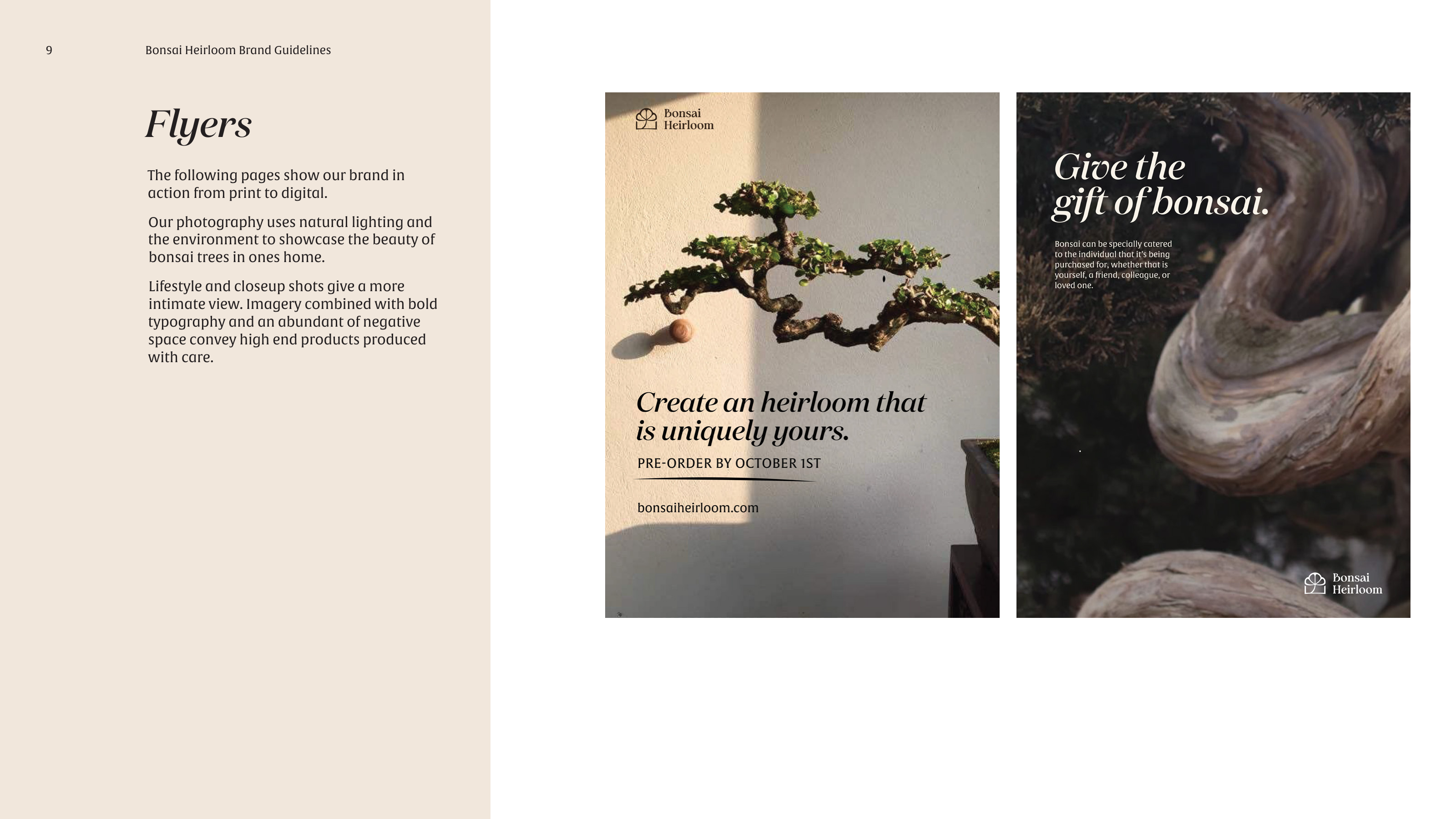 Bonsai Heirloom Flyers